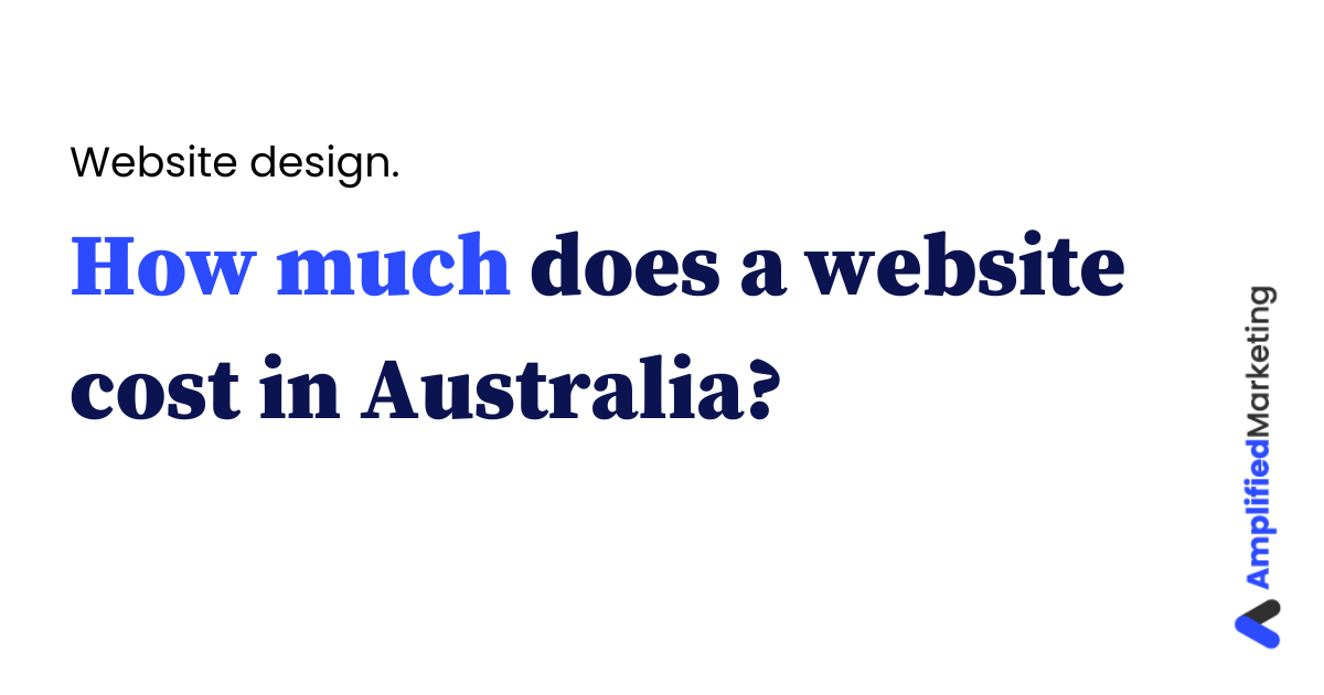 How much does a website cost in Australia?